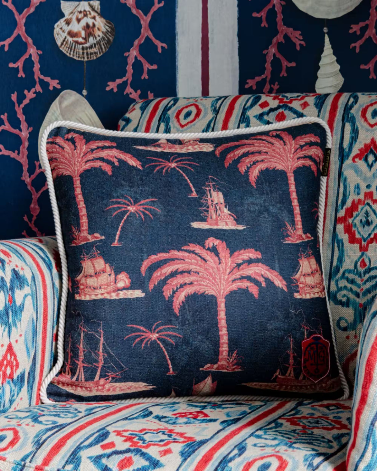 AEGEAN Indigo Cushion