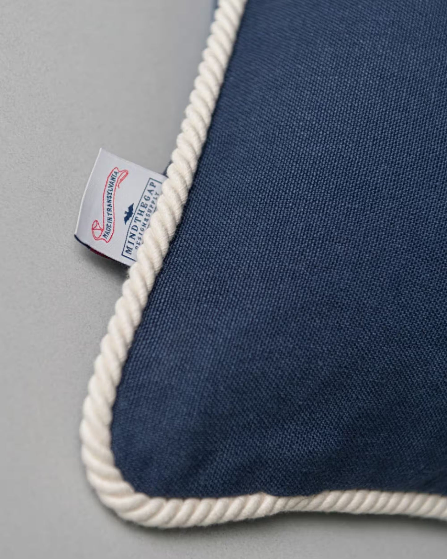 AHOY! Linen Embroidered Cushion