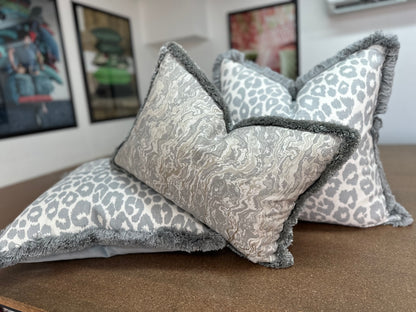 Iconic Leopard linen Cushion