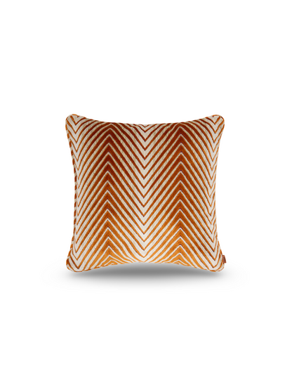 Ziggy viscose blend zigzag Cushion