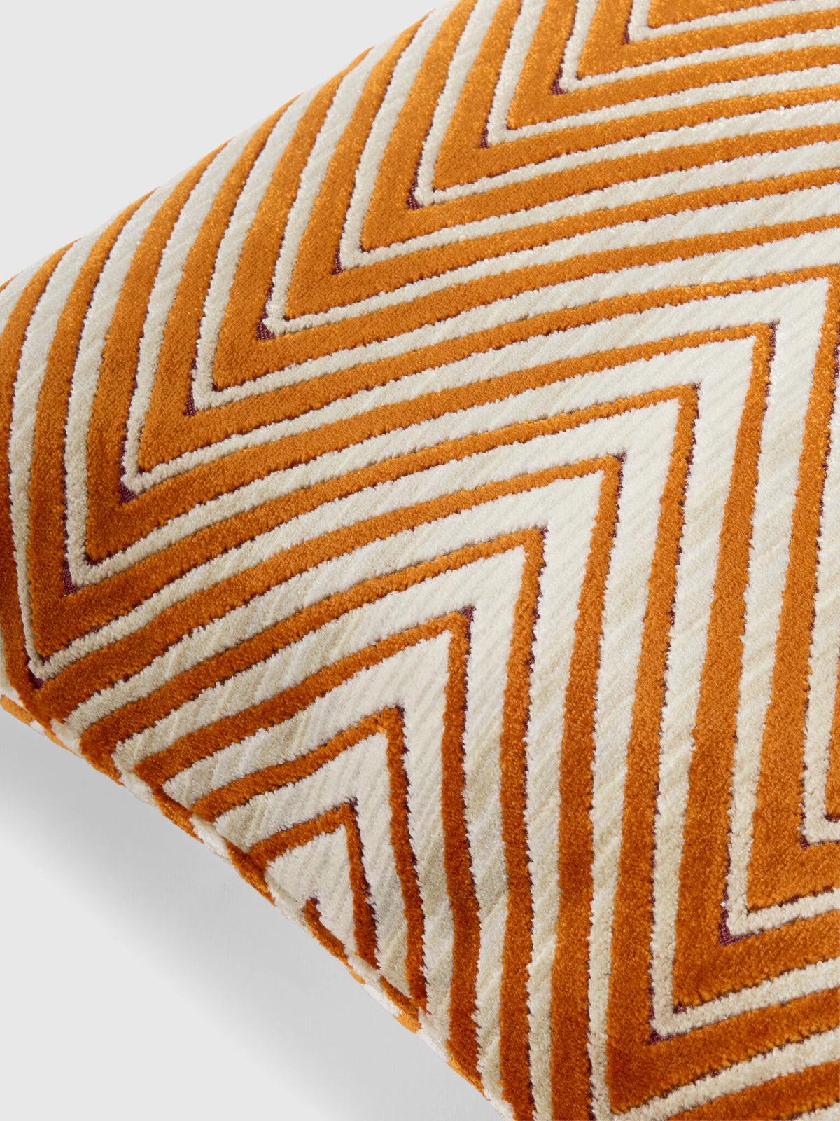 Ziggy viscose blend zigzag Cushion