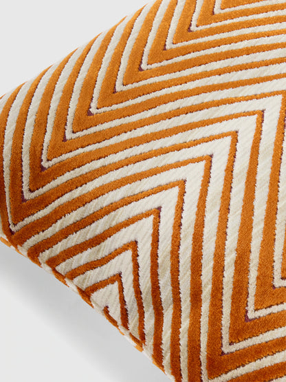 Ziggy viscose blend zigzag Cushion