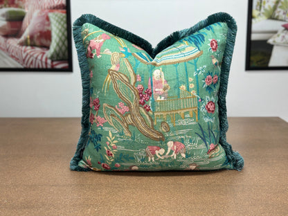 Yangtze River linen Cushion
