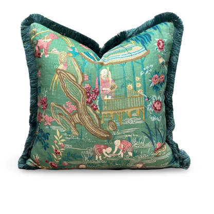 Yangtze River linen Cushion
