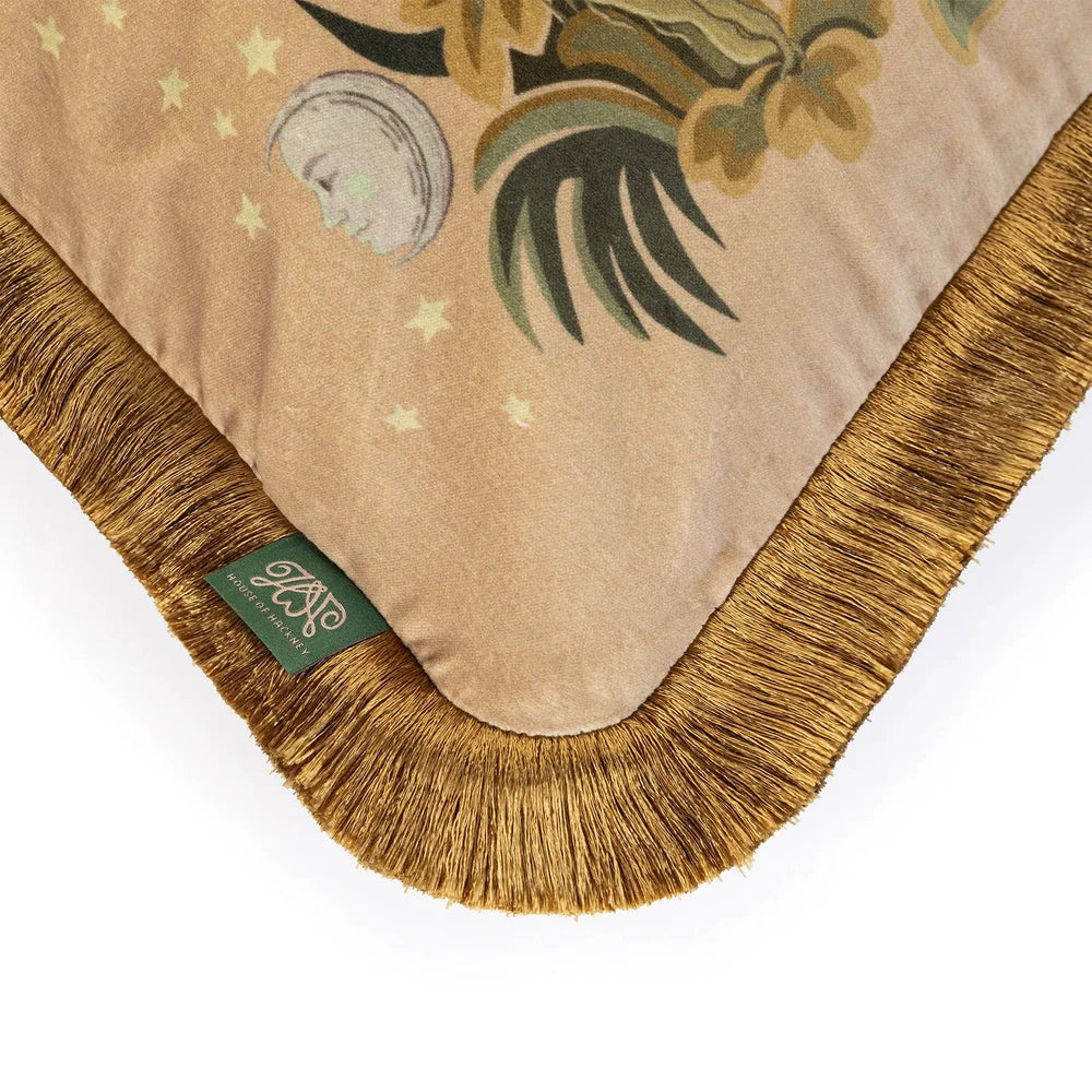 MOON GARDEN Velvet Fringed
