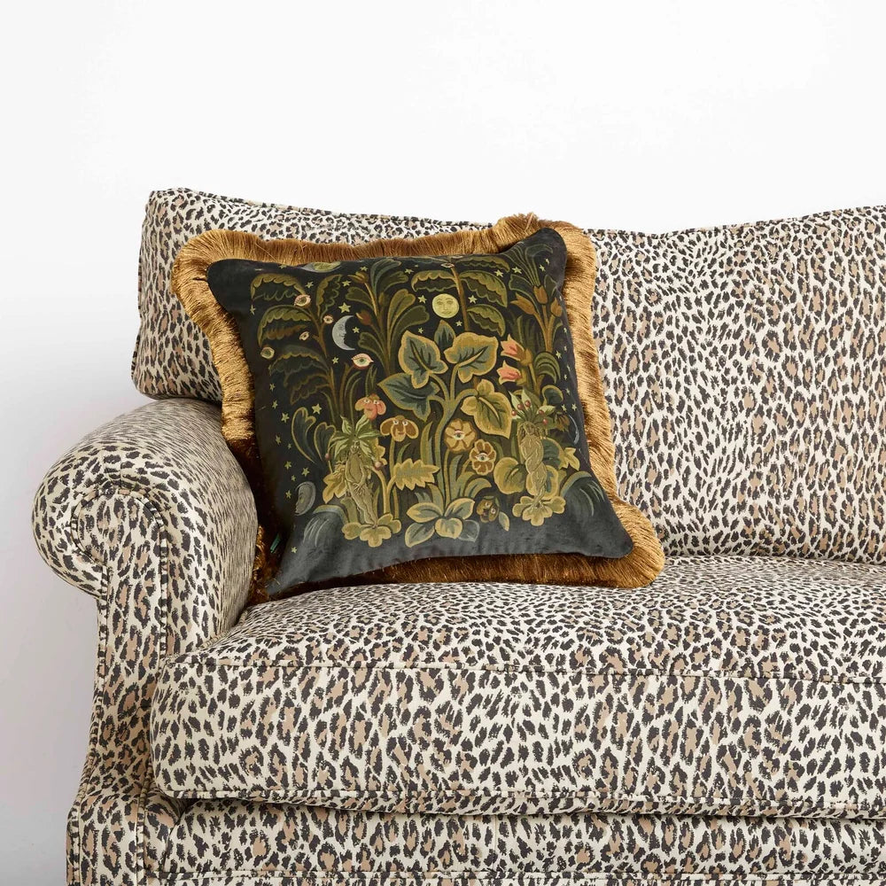 MOON GARDEN Velvet Fringed
